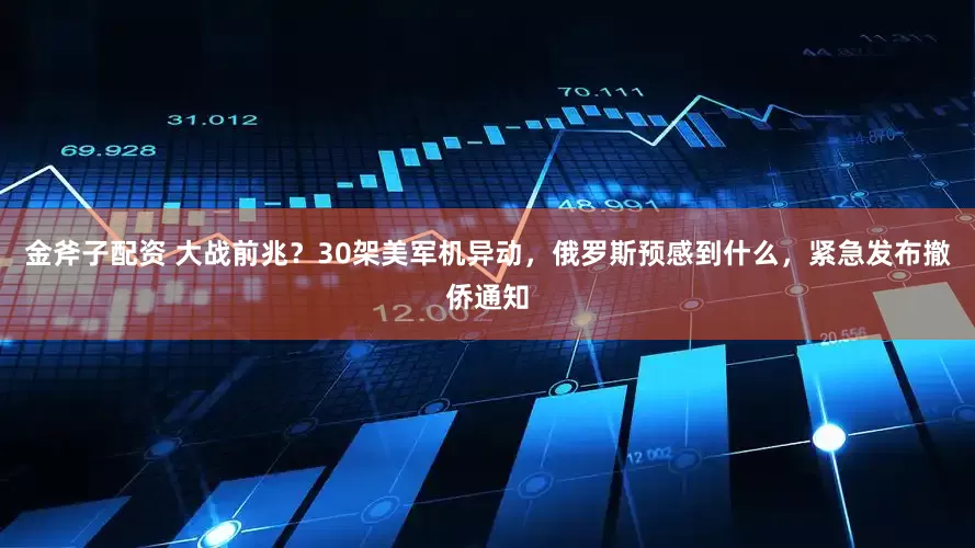 金斧子配资 大战前兆？30架美军机异动，俄罗斯预感到什么，紧急发布撤侨通知