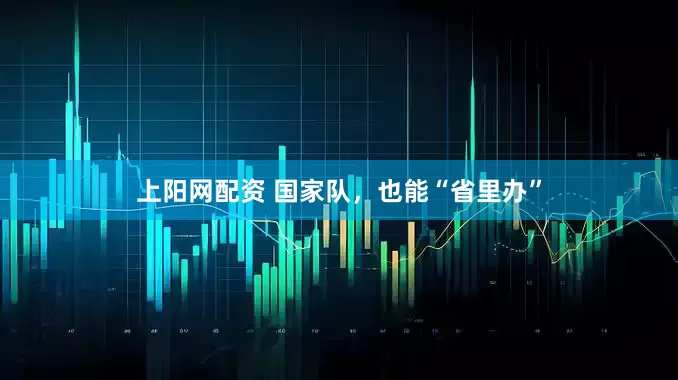 上阳网配资 国家队，也能“省里办”